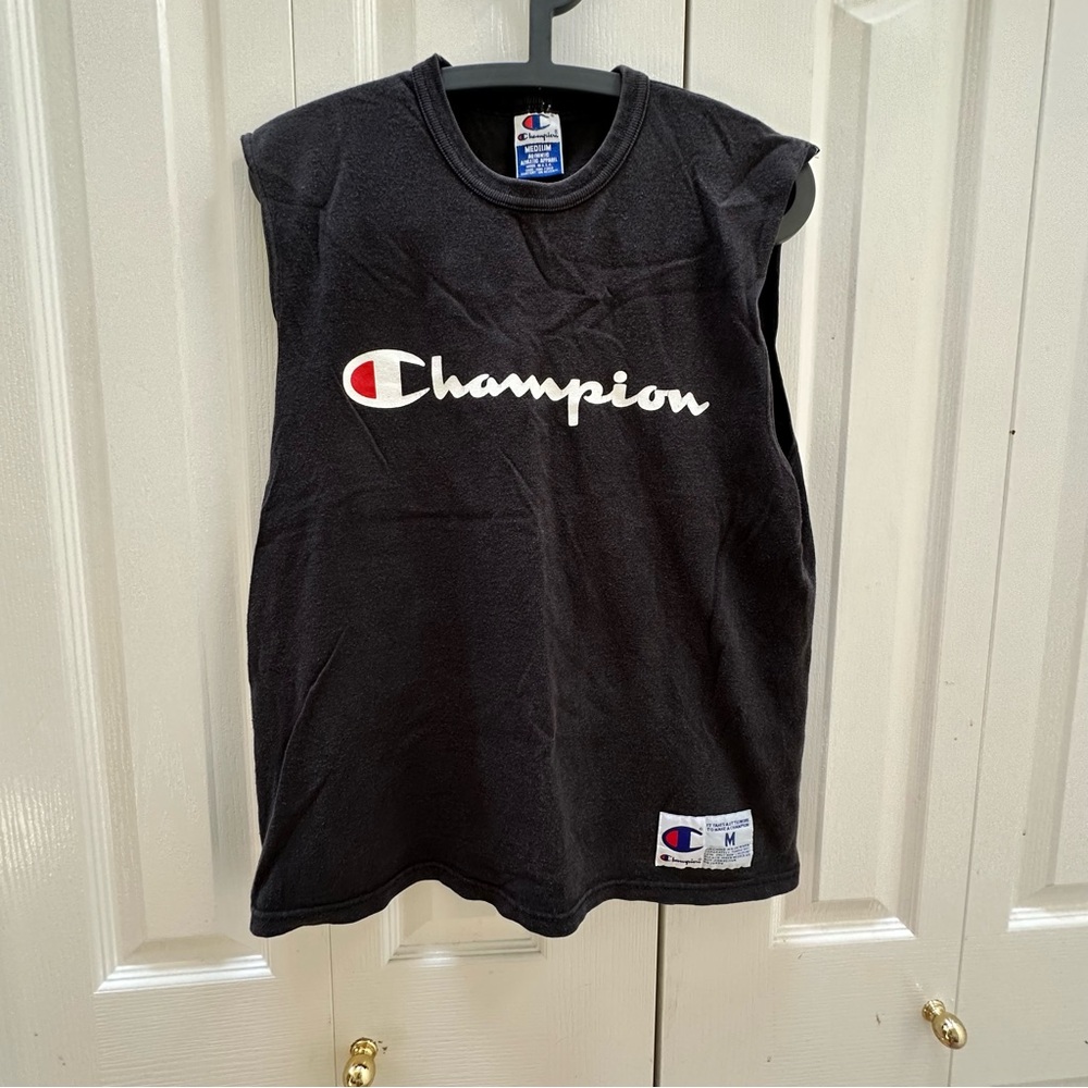 Champion Black Athletic Tank Top M
